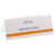 Boite de 50 badges pour chevalet porte nom 120 x 45mm Transparent Wonday