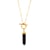 Collier Pendule Obsidienne noire - Omsaé