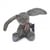 Lapin en peluche Alexandre gris 30 cm - Maïlou Tradition