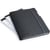 Lot de 3 porte-documents - Avec rabat - Format A5 - Noir - Bloc inclus - Rapesco