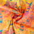 Tissu Coton imprimé Aspect batik sur fond Jaune