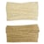 Ruban de jute beige et naturel 1 cm 2 pièces