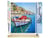 Peinture par Numéro Figured'Art - Barque Amarrée au Port - Kit de Loisir Créatif DIY Numéro d'Art Complet - 40x50cm toile roulée + châssis en bois à monter