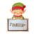 Lampe à poser personnalisable - Lutin de Noël