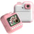 Appareil Photo Enfant Impression Instantanée 64G Rose Écran IPS 2.4 YONIS