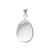 Pendentif Cristal de Roche Argent 925 Forme goutte Grand modèle - Omsaé