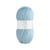 Pelote de fil à tricoter - bleu clair - Fil de 85m - compatible avec aiguille 3,5mm
