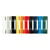 Fixe-dossiers à lamelle polypropylène - Couleurs assorties - x 250 - Exacompta
