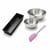 Set de 4 ustensiles de pâtisserie moule à gâteaux bol et spatule Black metallic Black mettallic Zenker  Black mettallic