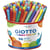 Lot de 4 pots de 96 feutres de coloriage pointe fine - GIOTTO - Turbo Color - Couleurs assorties