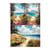1 feuille de papier de riz 22.5 x 32 cm découpage collage Paper Designs SENTIER VERS LA MER 0235