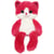 Peluche Chat Leggies-  - Framboise,48 cm