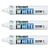 Lot de 3 marqueurs peinture permanents - PENTEL - Pointe biseautée 3-6 mm - Blanc