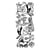 1 planche de stickers autocollants peel off doré ENFANT NAISSANCE 6402