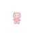 Peluche - Peluche Chat > Rose Poudré - 14 cm