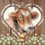 Lot de 4 serviettes en papier découpage collage 33 cm VACHE FLEUR A 1012