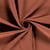 Tissu Jersey Bord Côte Baby uni Terracotta