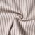 Tissu Coton Lin Viscose lurex rayures sur fond Naturel