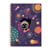 Carnet de notes à spirale Cosmic - A5 - 160 pages - Hirondelles & Cie