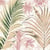 4 serviettes en papier découpage collage 33 cm NATURE FEUILLE PALMIER FLEUR ROSE N 107