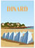 Affiche ville de Dinard | A3 : 29,7x42cm