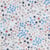 Tissu Coton Frou-Frou Fleuri N°26 Blanc