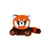 Peluche - Peluche Floppy Choopy Panda Roux – 22 cm