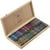 Pastels à l'écu - Sennelier - Tendres - Coffret bois - 50 couleurs assorties
