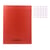 Cahier - 24x32(cm) - Grands carreaux - 96 pages - couverture en polypro rouge - sans spirale - Hamelin