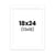 Passe-partout - Blanc - 18x24cm - Photo 13x18cm - Pour cadre - Encadrement