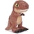 Peluche géante jurassic world : t-rex brun 90 cm - doudou licence tyrannosaure -peluche xxl