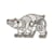 Ecusson thermocollant animal robot ours 6x3.5cm