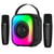 Enceinte Bluetooth Karaoke Portable Avec 2 Micros Pour Fêtes Et Camping YONIS