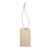 Pendentif en bois Tag, FSC100%, nature, 4,5x8x0,3cm, 6 pièces