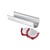 Gouttière à bûche inox - 300 x 85 x 68 mm - contenance 1,5 L
