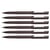 Lot de 6 stylos feutres - PENTEL - Plume plastique - Tracé 0,45-0,55 mm - Noir
