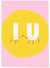 Affiche I & U Forever | A3 : 29,7x42cm