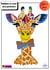 Peinture aux pochoirs Panash débutant enfants et adultes - Girafe en 3 pochoirs