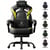 Chaise gaming ergonomique GTPLAYER - PU - noir/jaune - 55 x 51 x 130 cm