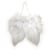 Ailes d'ange en plumes, blanc, 10cm, 2 pces