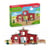 Figurines Animaux de la Ferme avec Accessoires - Coffret Ranch Américain  de 92 Pieces avec Vache, Cheval , Cochon
