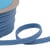 Double cordon fils 10mm bleu gitane au mètre