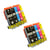 Pack de Cartouches Encre Compatibles Epson T2636 26XL Couleur Noir Cyan Magenta Jaune