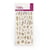 1 PLANCHE STICKERS TRANSPARENT FOIL OR  FOIL FEUILLAGES
