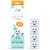 5 cubes lumineux Party Pal blanc Glo Pals