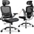 Chaise de bureau ergonomique COMHOMA - Maille - CH405 - Noir - 65P 49l 126H cm