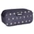 Trousse rectangulaire Newmoji Boy 22 CM - 2 compartiments Crâne
