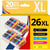 123CONSOMMABLES - 26XL - Cartouche d'encre compatible avec Epson pour Epson Expression Premium XP-510 XP-520 XP-600 XP-605 XP-610 XP-615 XP-620 XP-625 XP-700 XP-710 XP-720 XP-800 XP-810 (pack de 20) - 123CONSOMMABLES