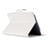Housse Universelle Simili Peau Crocodile Tablette 7 Pouces Rabat Pression Blanc
