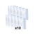 Lot de 10 protège-cahiers 24 x 32 cm grand cahier plastique transparent Apli